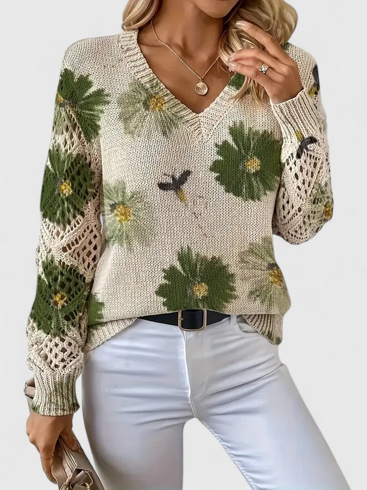 Mia | Klassisches Langarmshirt mit Rundhals