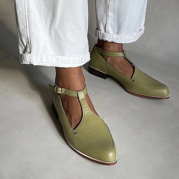 Klara | Eleganter Riemchenschuh mit Schnalle