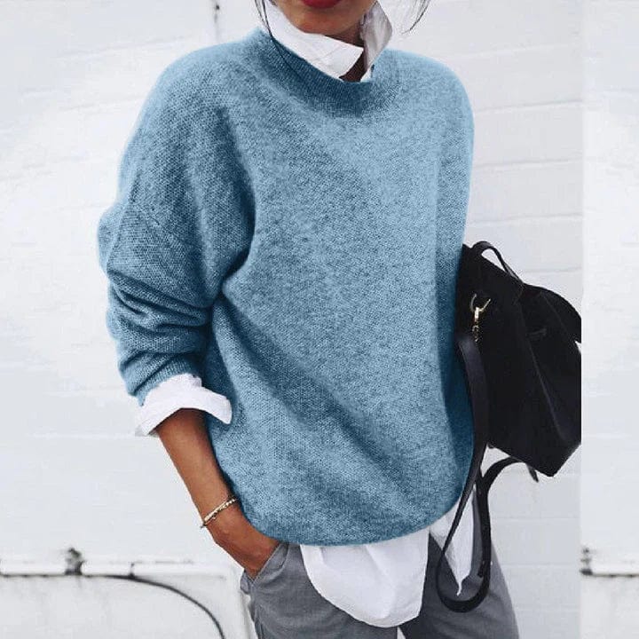 Vera | Weicher Strickpullover mit Rundhalsausschnitt