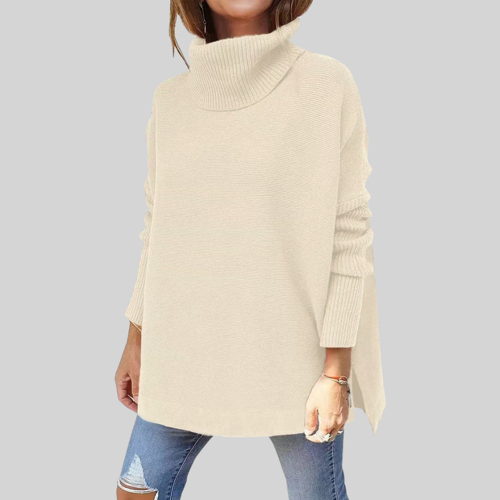 Vera | Weiter Pullover mit Rollkragen