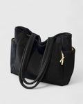 Serena | Elegante Ripp-Tasche mit Kordelverzierung
