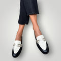 Frieda | Eleganter Loafer mit Metallic-Detail