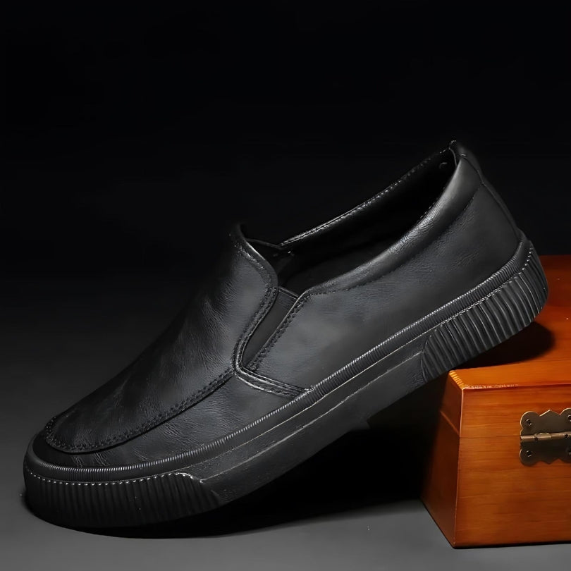 Petra | Eleganter Leder-Slipper ohne Schnürung