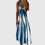 Marlene | Sommerkleid mit klassischen Streifen