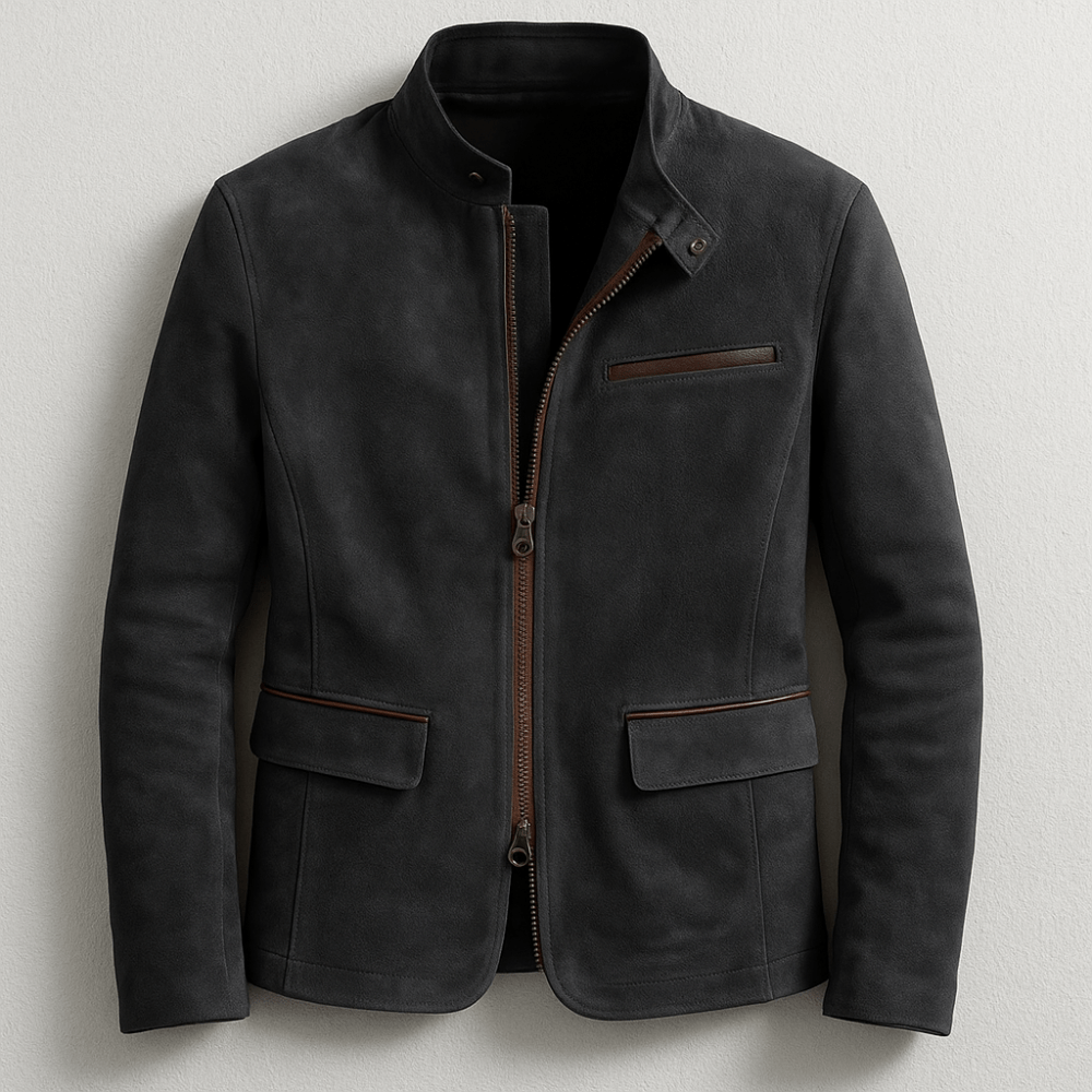 Vera | Elegante Wildlederjacke in Braun