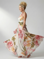 Philippa | Leichtes Blumenkleid Maxi