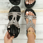 Tanja | Orthopädische Sandalen mit Kristallverzierung