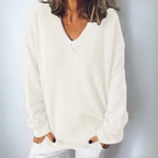 Petra | Kuscheliger Strickpullover mit Zopfmuster