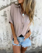 Vera | Luftige Bluse mit Rüschendetail