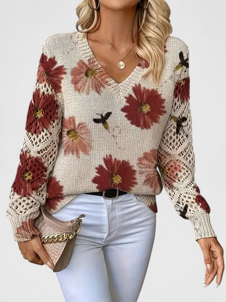 Mia | Klassisches Langarmshirt mit Rundhals
