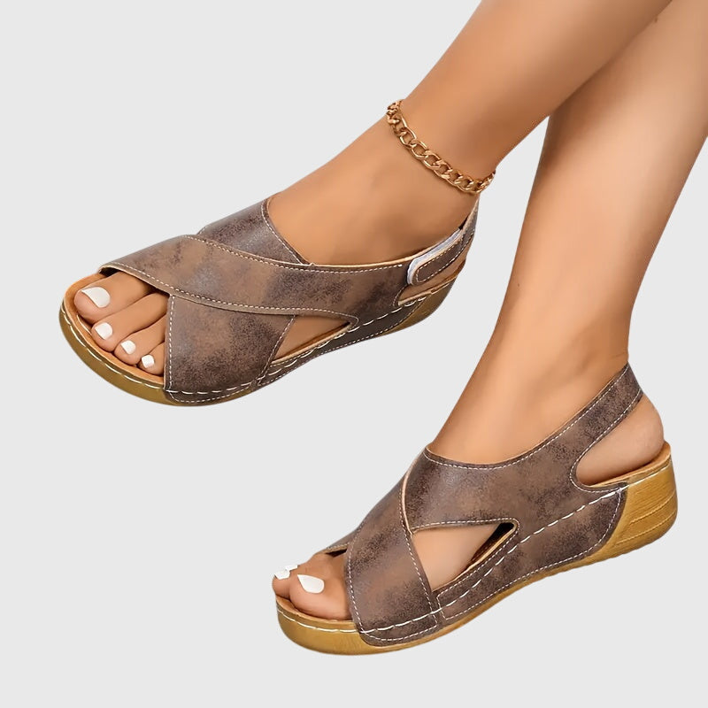 Nadine | Orthopädische Komfort-Sandalen mit Fußbett