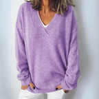 Petra | Kuscheliger Strickpullover mit Zopfmuster