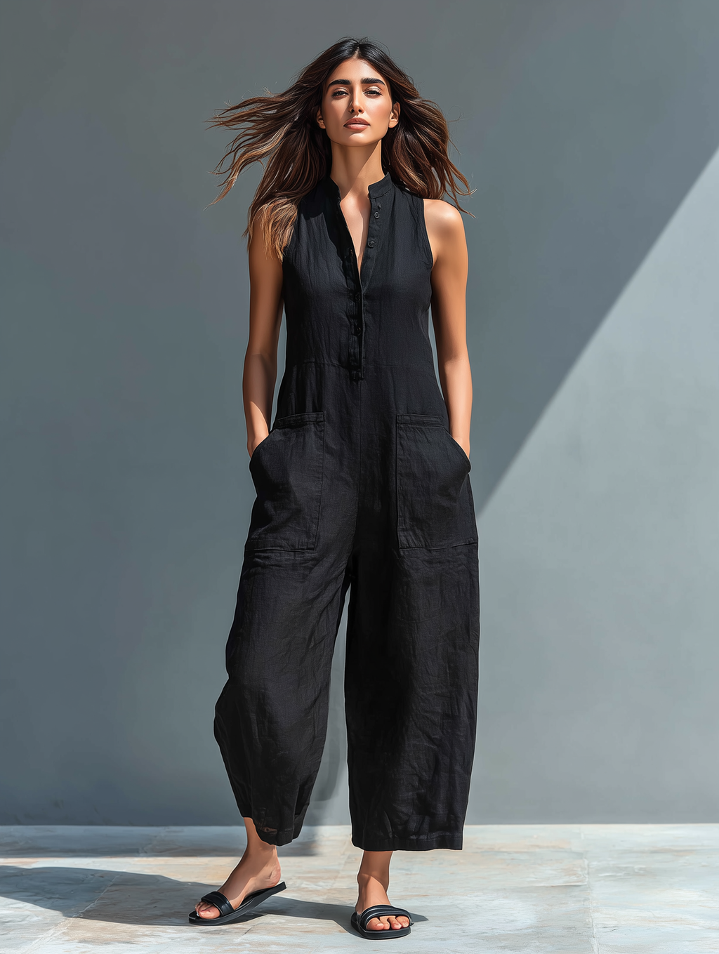 Vera | Schicker Jumpsuit ohne Ärmel