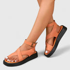 Vera | Elegante Riemchensandalen aus Leder