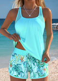 Katja | Verspielter Tankini mit Wellenprint