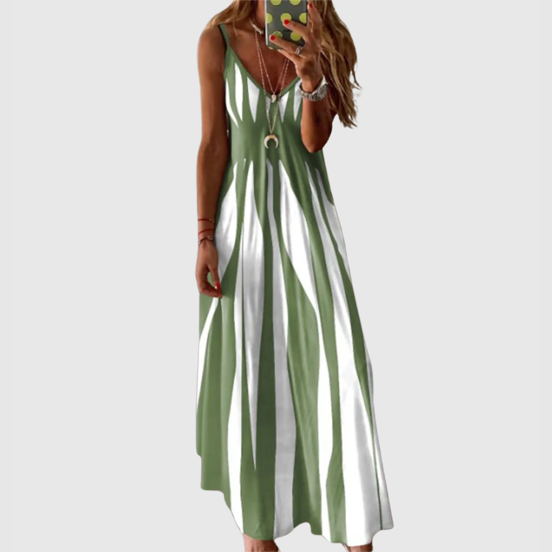 Marlene | Sommerkleid mit klassischen Streifen