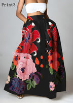 Mathilda | Romantischer Blumenrock mit Volants