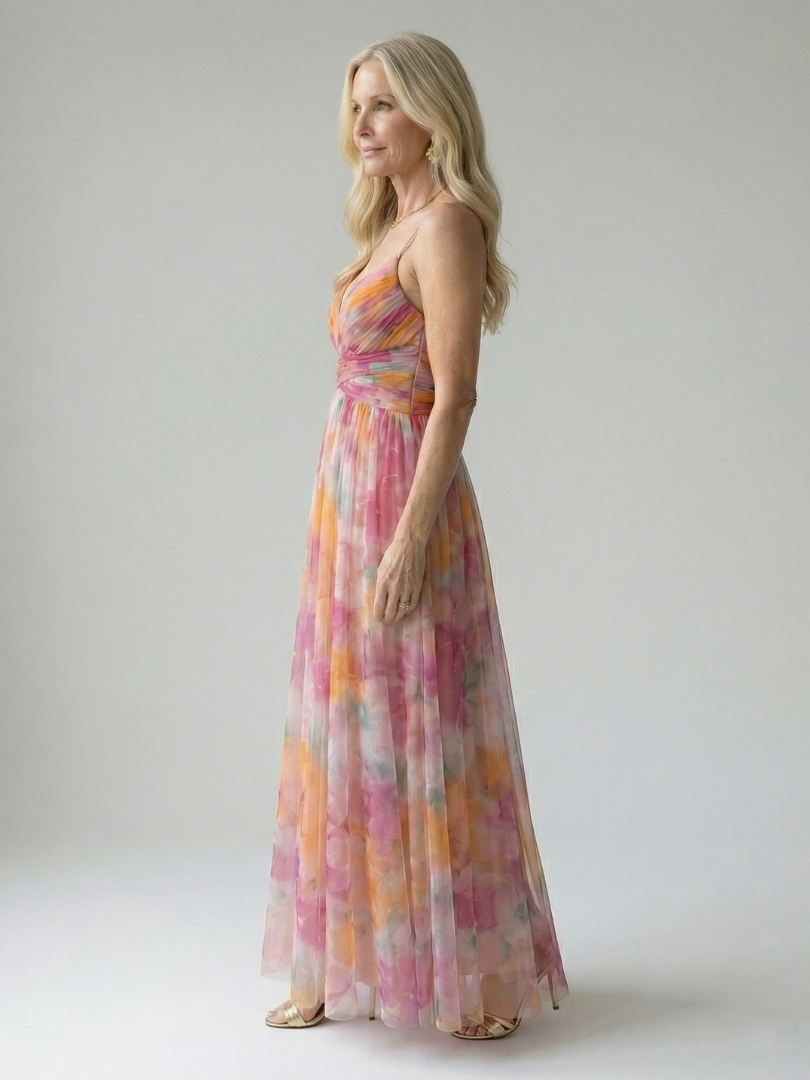 Liesbeth | Weiches Wickel-Maxi-Kleid