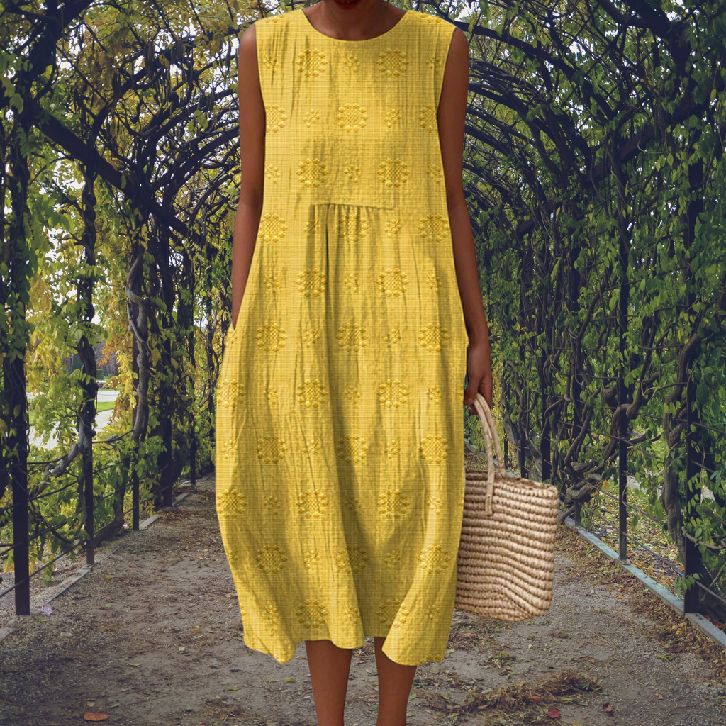 Mathilda | Ärmelloses Kleid mit Seitentaschen