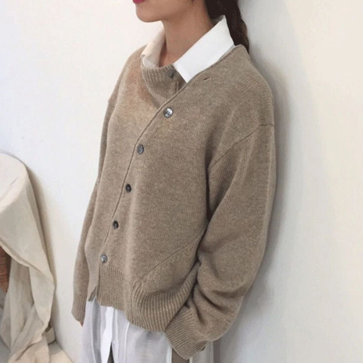 Marlene | Pullover mit Knopfleiste