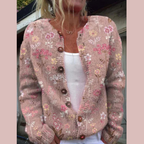 Klara | Gestrickter Cardigan mit Knopfleiste
