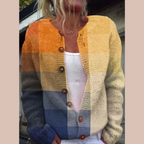 Klara | Gestrickter Cardigan mit Knopfleiste
