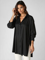 Frieda | Lässiges Oversize-Hemdkleid