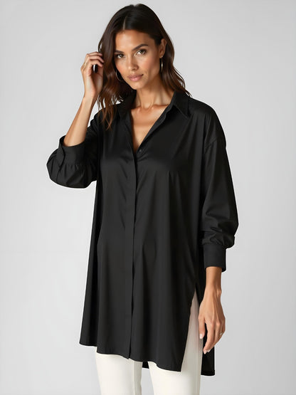 Das mühelose Oversized-Hemdblusenkleid