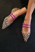 Petra | Gepardenmuster-Pumps mit Doppelspange