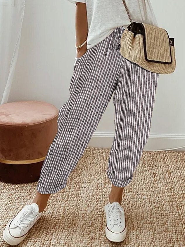 Vera | Leichte Sommerhose mit Leinen