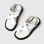 Vera | Elegante Riemchensandalen aus Leder