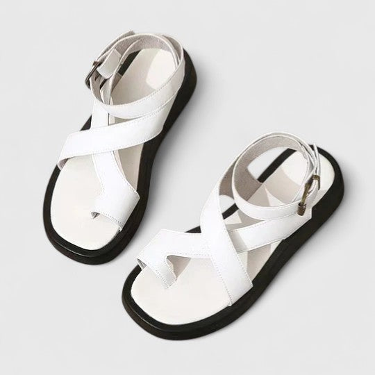 Vera | Elegante Riemchensandalen aus Leder