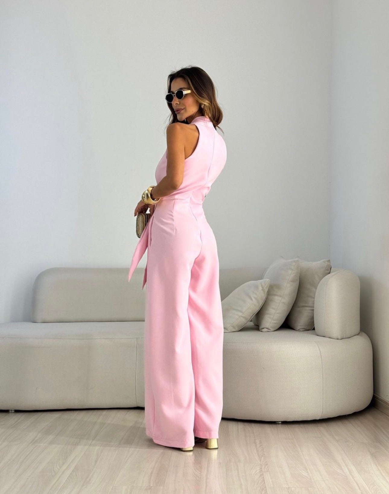 Carol | Jumpsuit mit Knotendetail