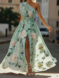 Vera | Luftiges Chiffon-Maxikleid mit Blumenmuster