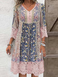 Lena | Verspieltes Boho-Kleid mit Muster