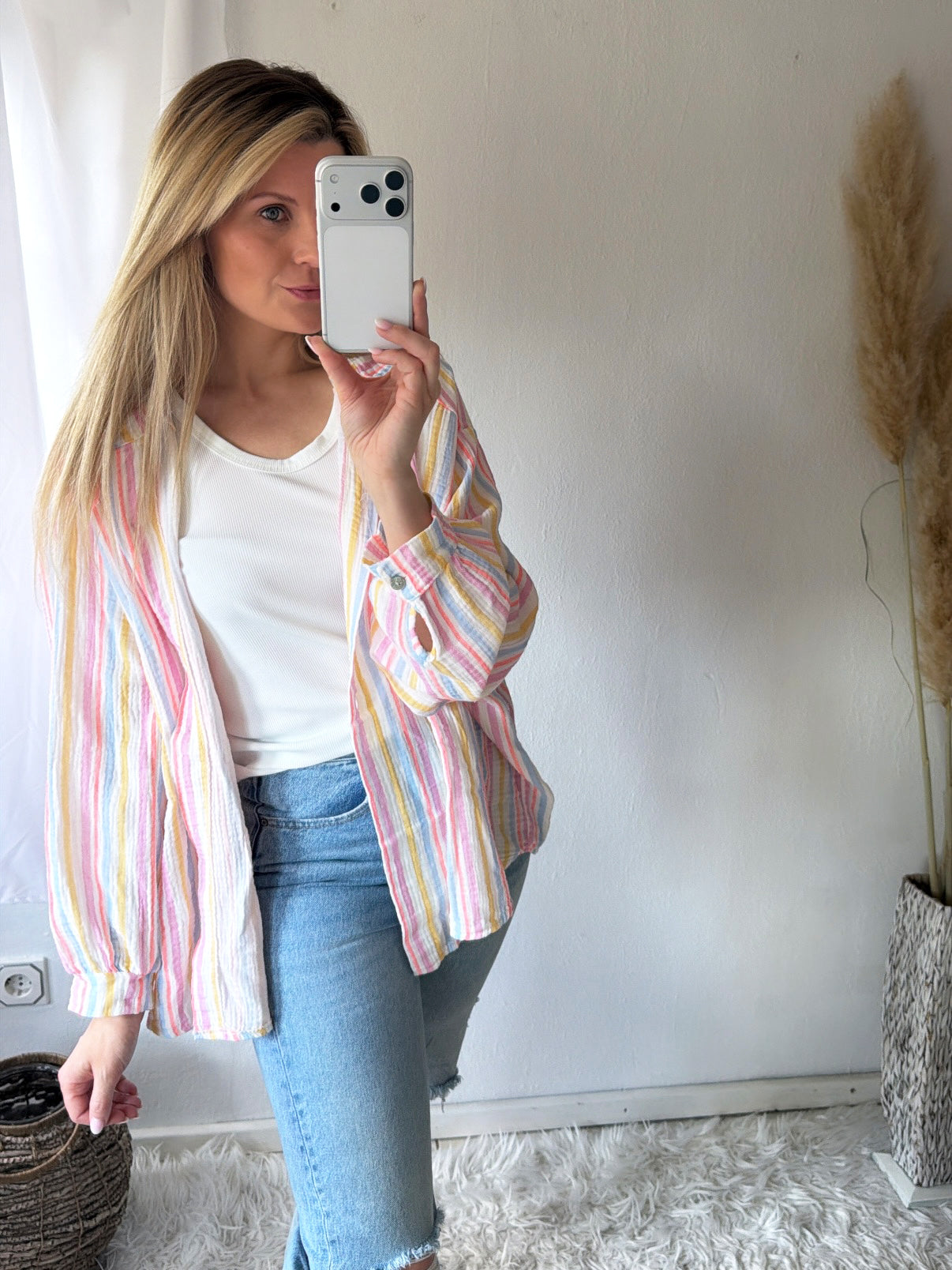 Lina | Brise-Bluse Oversize Lollipop