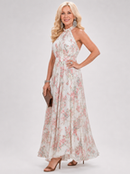 Josefine | Florales Druck Fließendes Midikleid