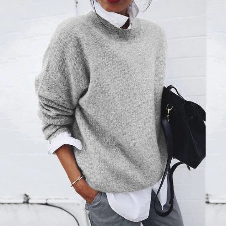 Vera | Weicher Strickpullover mit Rundhalsausschnitt