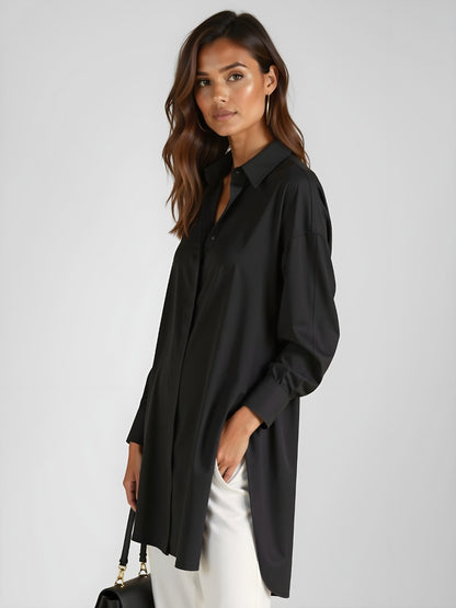 Das mühelose Oversized-Hemdblusenkleid