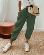 Vera | Leichte Sommerhose mit Leinen