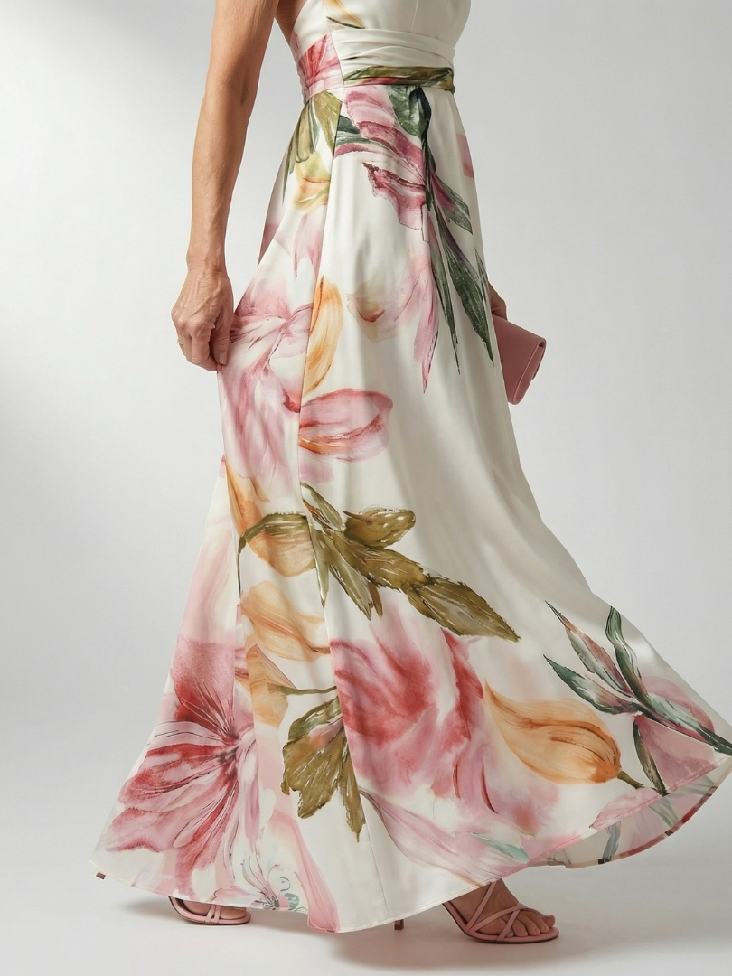 Philippa | Leichtes Blumenkleid Maxi