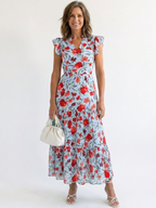 Vera | Florales Midi-Kleid mit Charme