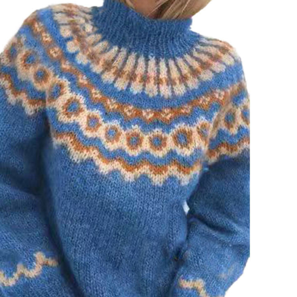 Vera | Weicher Rollkragenpullover mit Rippstrick