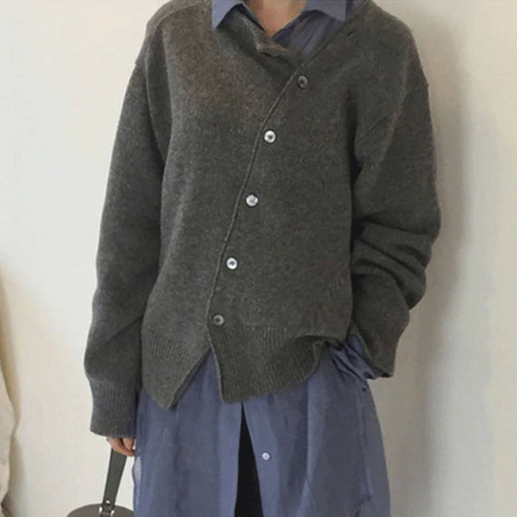 Marlene | Pullover mit Knopfleiste