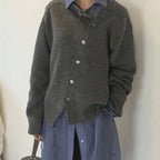 Marlene | Pullover mit Knopfleiste