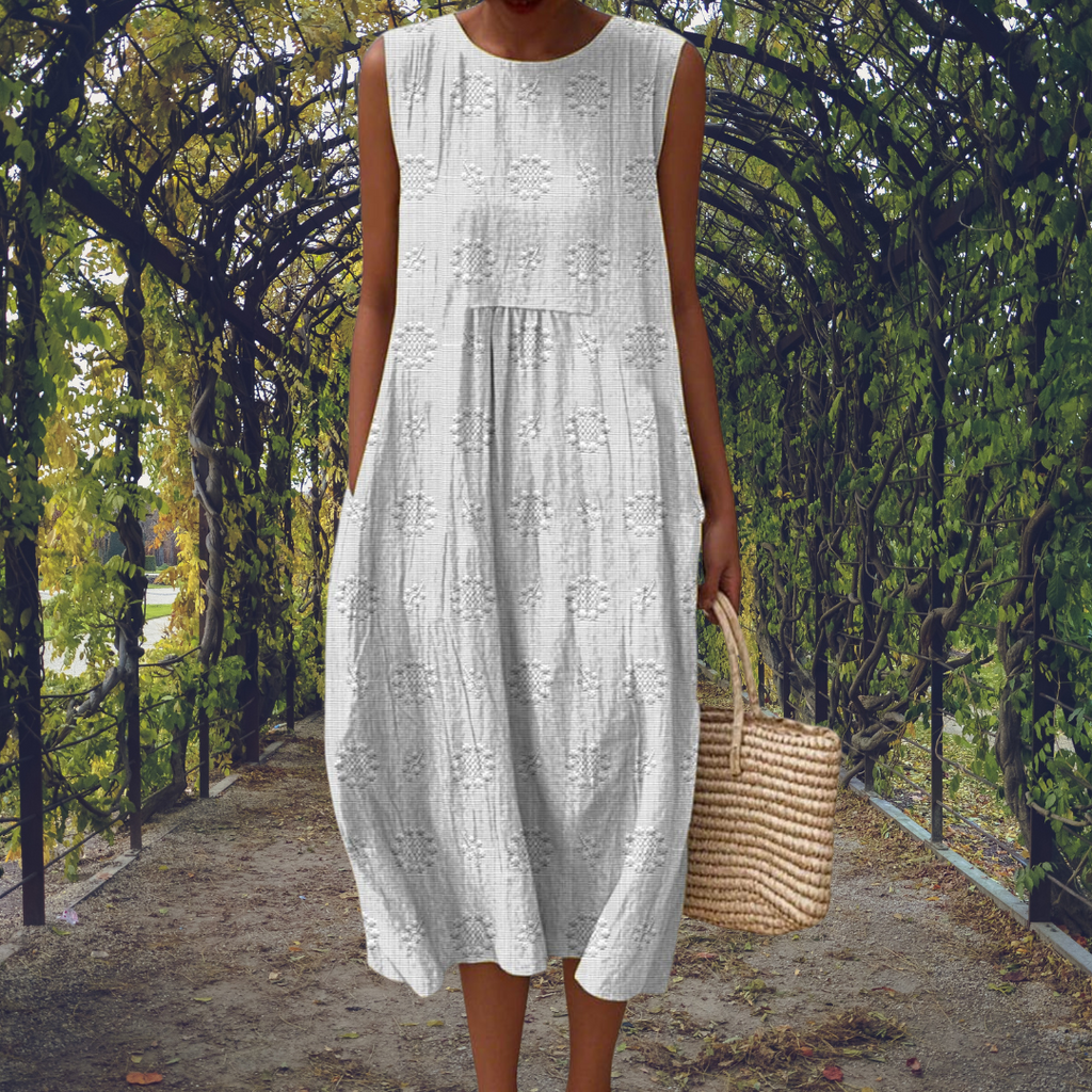 Mathilda | Ärmelloses Kleid mit Seitentaschen