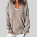 Petra | Kuscheliger Strickpullover mit Zopfmuster