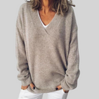 Petra | Kuscheliger Strickpullover mit Zopfmuster