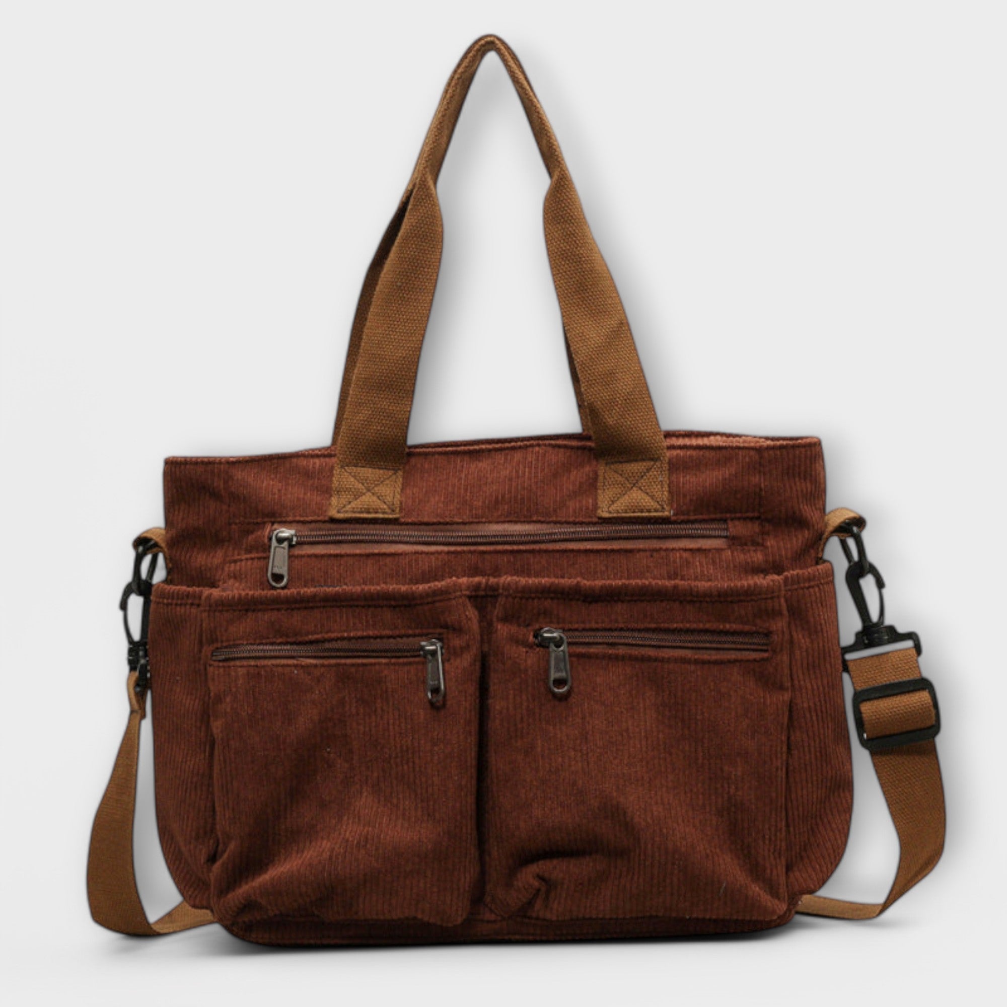 Lena | Stilvolle Schultertasche aus Stoff