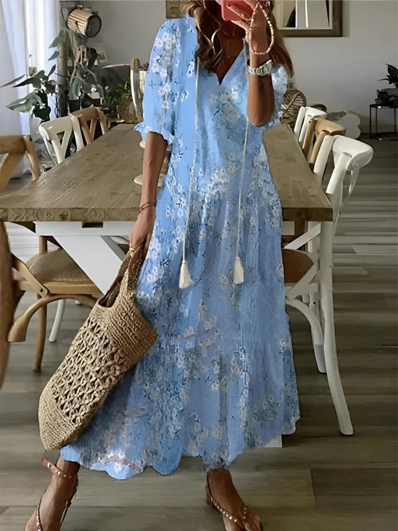Vivienne | Leichtes Kleid mit V-Ausschnitt